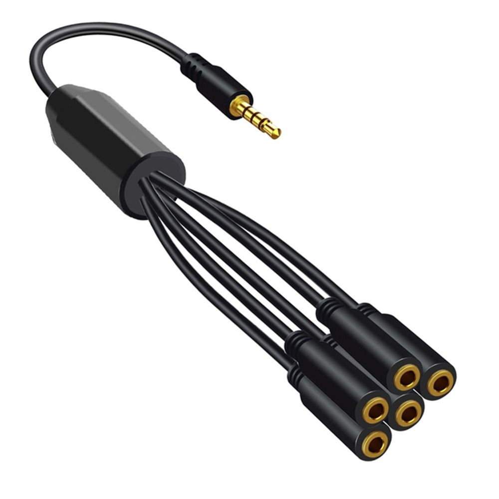 Audio And Music Splitter - สายแยกสัญญาณเสียง TRRS ขนาด 3.5 มม. สำหรับฟังเพลง
