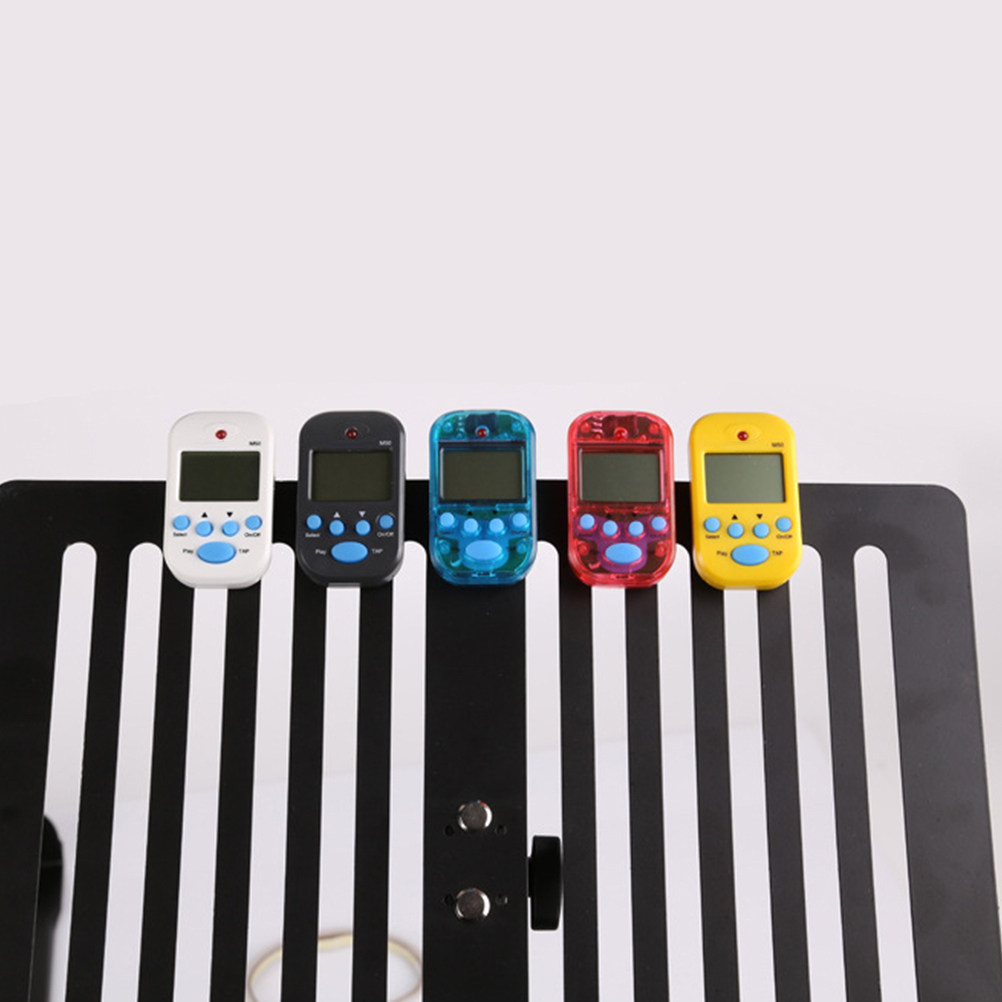 Metronome Digital - เครื่องเมโทรนอมแบบดิจิตอลขนาดเล็ก ความแม่นยำสูง สีดำ แบบหนีบ ใช้ได้กับกีตาร์ เปียโน