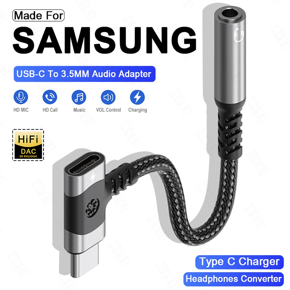 Audio And Music Splitter - อะแดปเตอร์แยกสัญญาณ 2 in 1 Type C