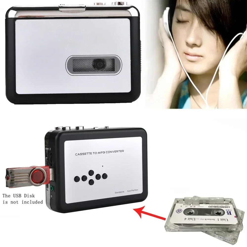 Audio Music Mp3 Song - ใหม่เครื่องเล่นเทปคาสเซ็ต USB Walkman เทปคาสเซ็ตต์เครื่องเล่นเพลงเพลงเสียง MP3 Converter