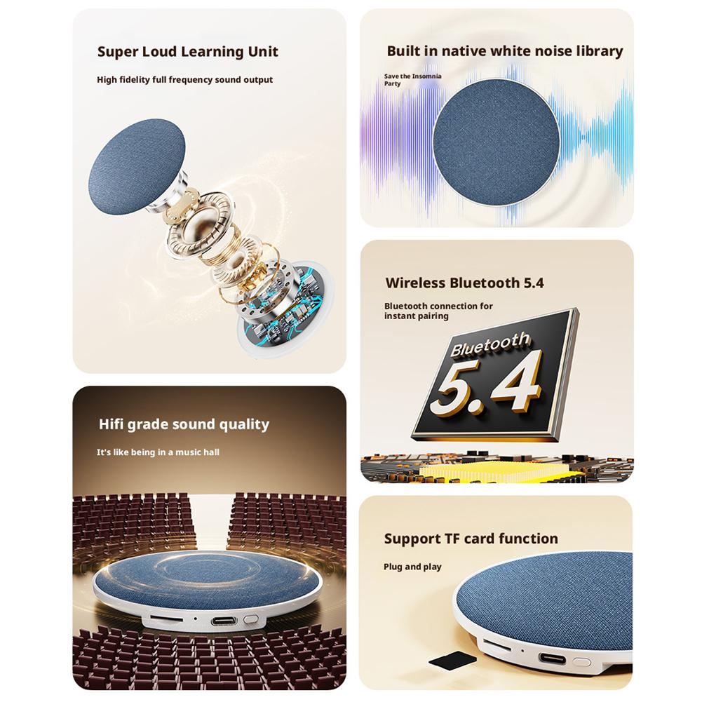 1 ชิ้น หมอนลำโพงบลูทูธเสียงสีข - Audio Music Enhancer Free บทวิจารณ์และราคา
