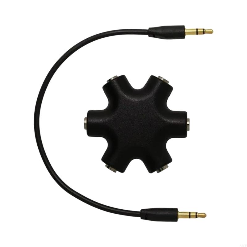 แบบพกพา 5 เอาต์พุตเพลงSplitter - Audio And Music Splitter บทวิจารณ์และราคา