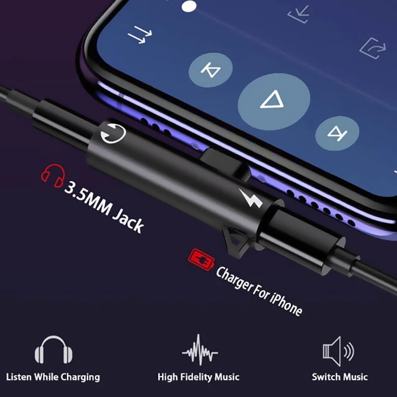 2 In1 อะแดปเตอร์ Splitter สําห - Audio And Music Splitter บทวิจารณ์และราคา
