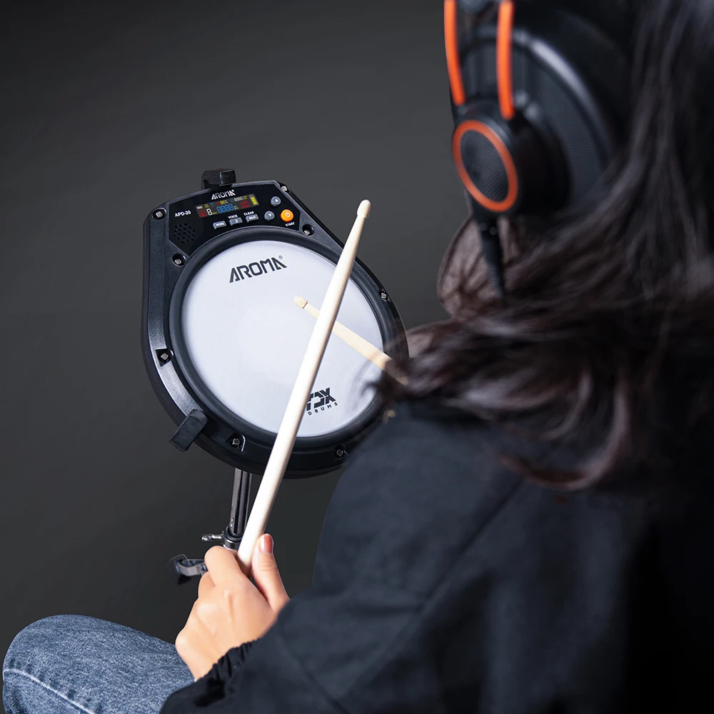 แผ่นกลองอิเล็กทรอนิกส์ Aroma ข - Metronome Digital บทวิจารณ์และราคา