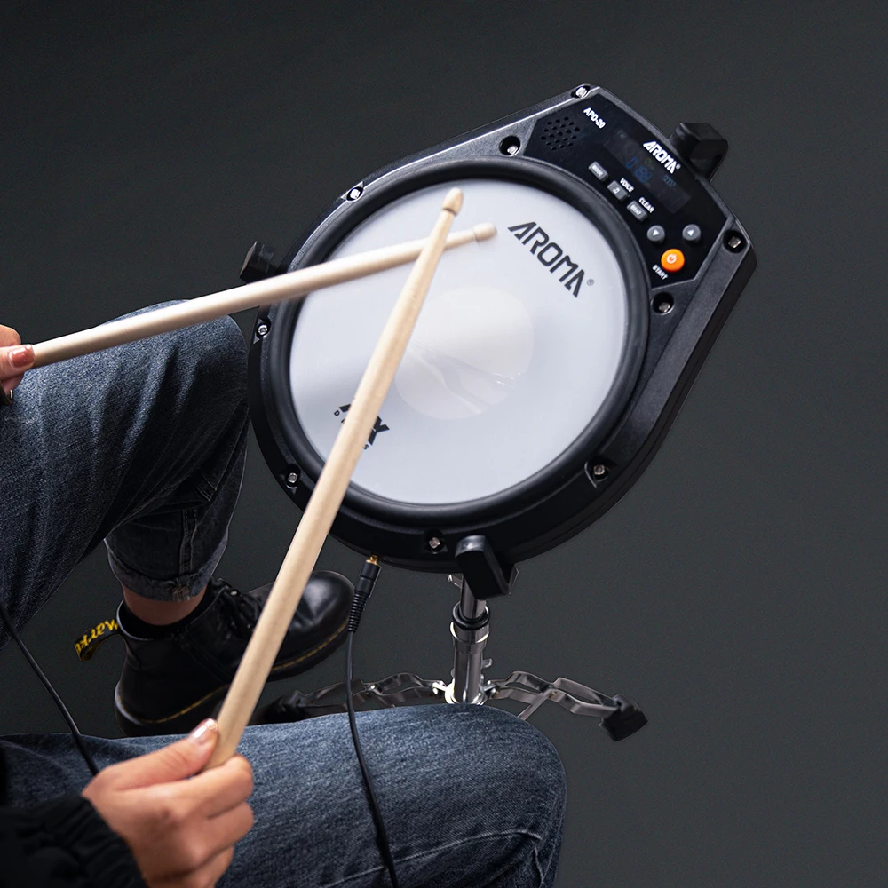 แผ่นกลองอิเล็กทรอนิกส์ Aroma ข - Metronome Digital บทวิจารณ์และราคา