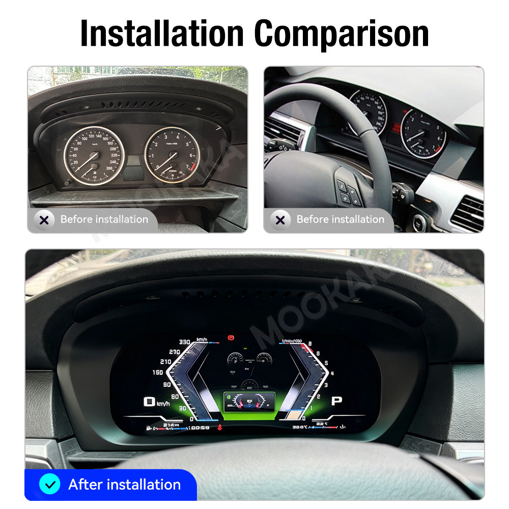 หน้าปัดดิจิตอลสำหรับรถยนต์ BMW - Metronome Digital บทวิจารณ์และราคา