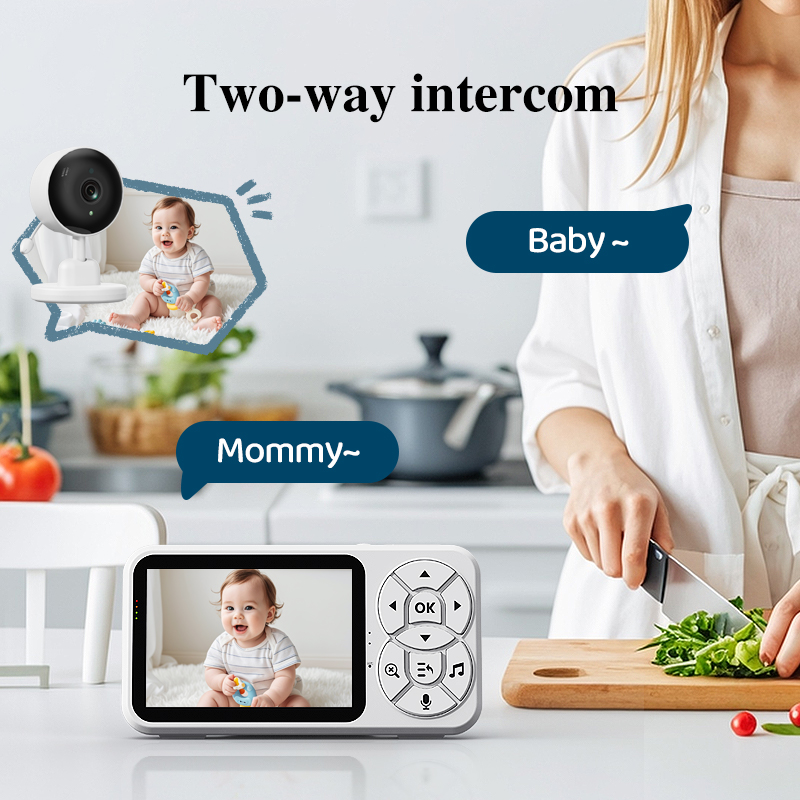Danmini 3.5 นิ้ว Baby Monitor  - Audio Detect Music บทวิจารณ์และราคา