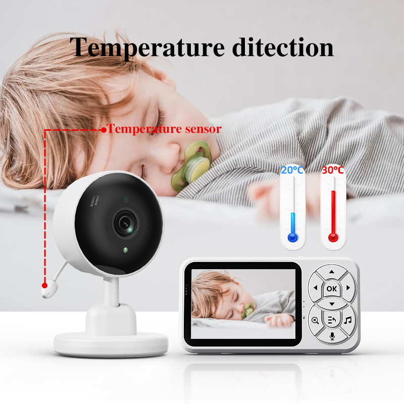 Danmini 3.5 นิ้ว Baby Monitor  - Audio Detect Music บทวิจารณ์และราคา