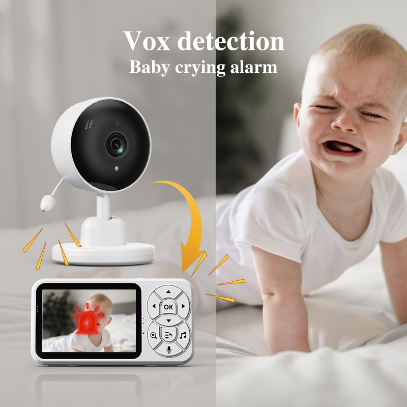 Danmini 3.5 นิ้ว Baby Monitor  - Audio Detect Music บทวิจารณ์และราคา