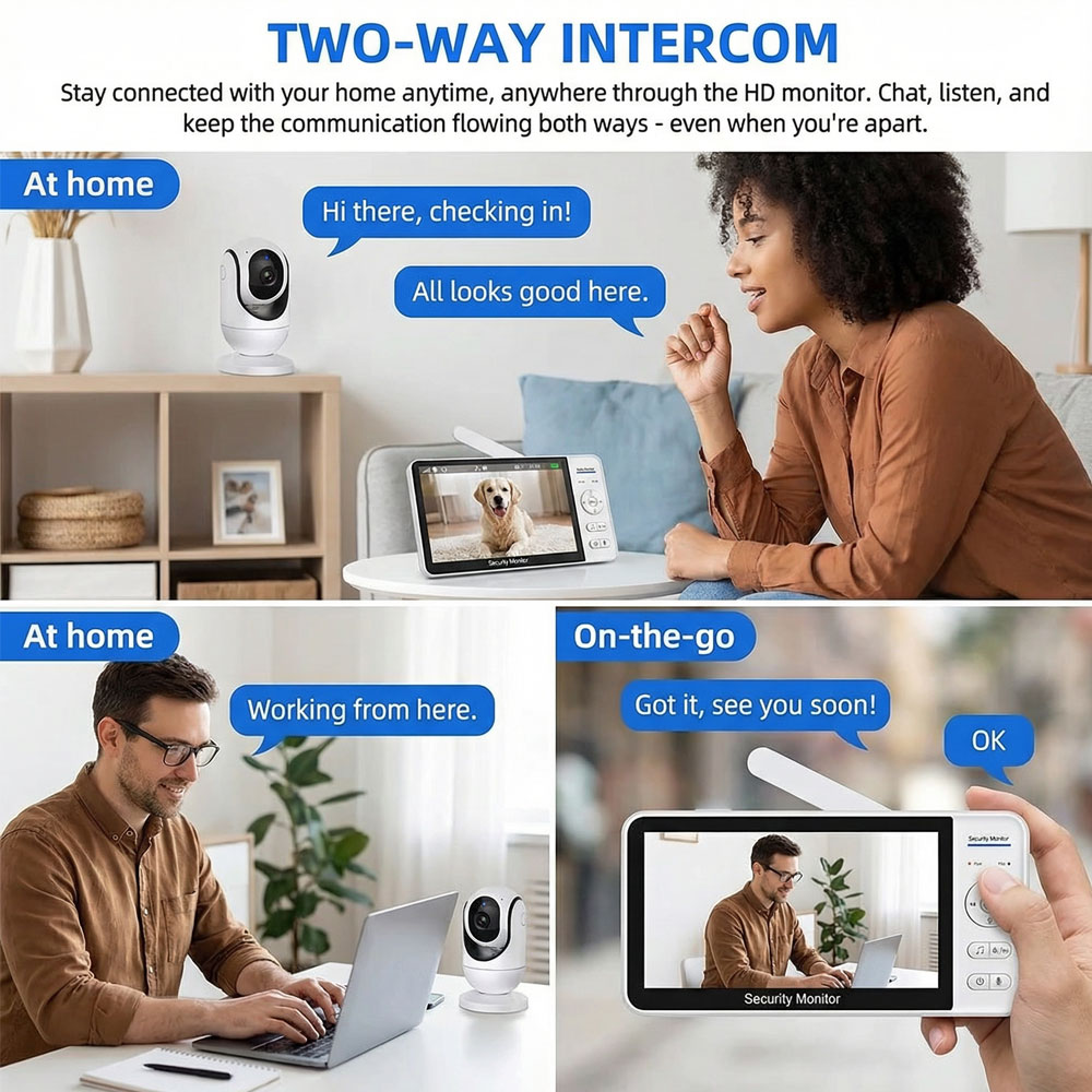 จอภาพเด็กขนาด 7 นิ้ว 1080P พร้ - Audio Detect Music บทวิจารณ์และราคา