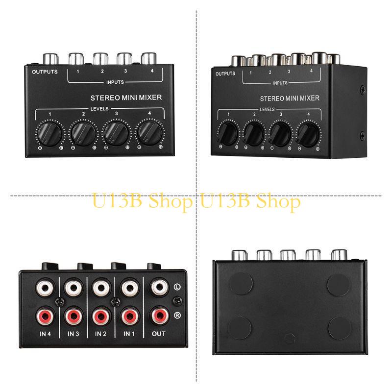 U13B 4-Channel Passive Mixer เ - Audio And Music Splitter บทวิจารณ์และราคา