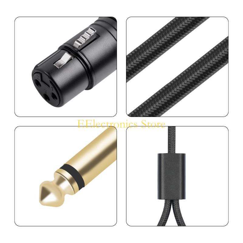 B03C หญิง 3Pin ถึง 6.35 มม.1/4 - Audio And Music Splitter บทวิจารณ์และราคา