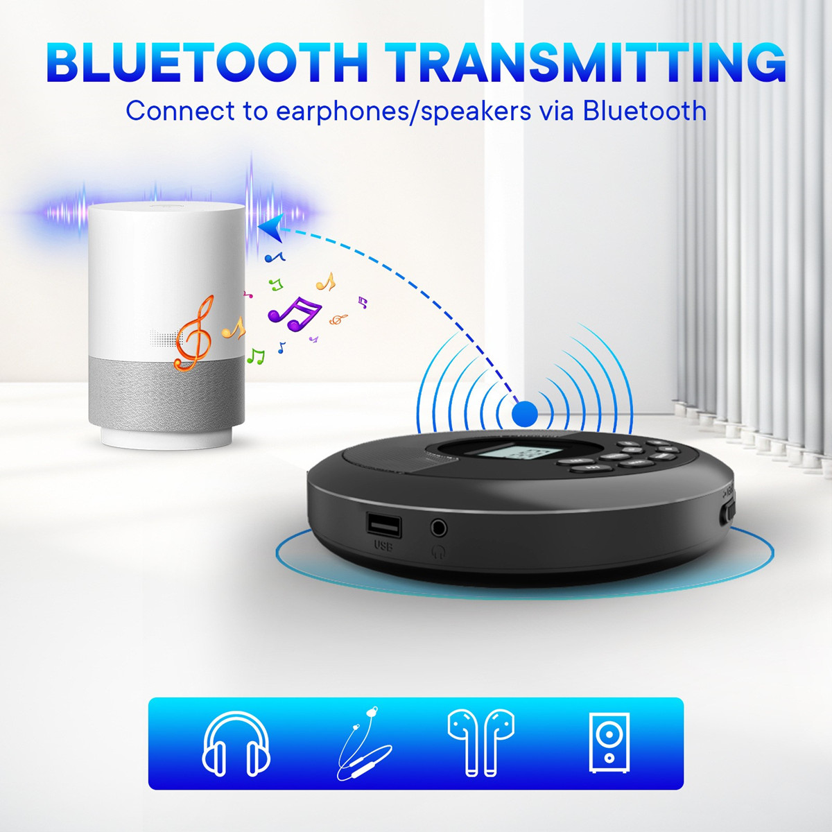 แผ่นซีดีแบบพกพาเครื่อง MP3 ไดร - Audio Music Mp3 Song บทวิจารณ์และราคา