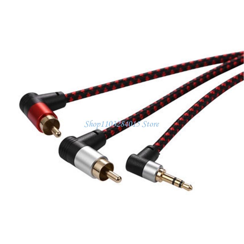 R6FF 90 ° สาย RCA แจ็ค 3.5 มม. - Audio And Music Splitter บทวิจารณ์และราคา