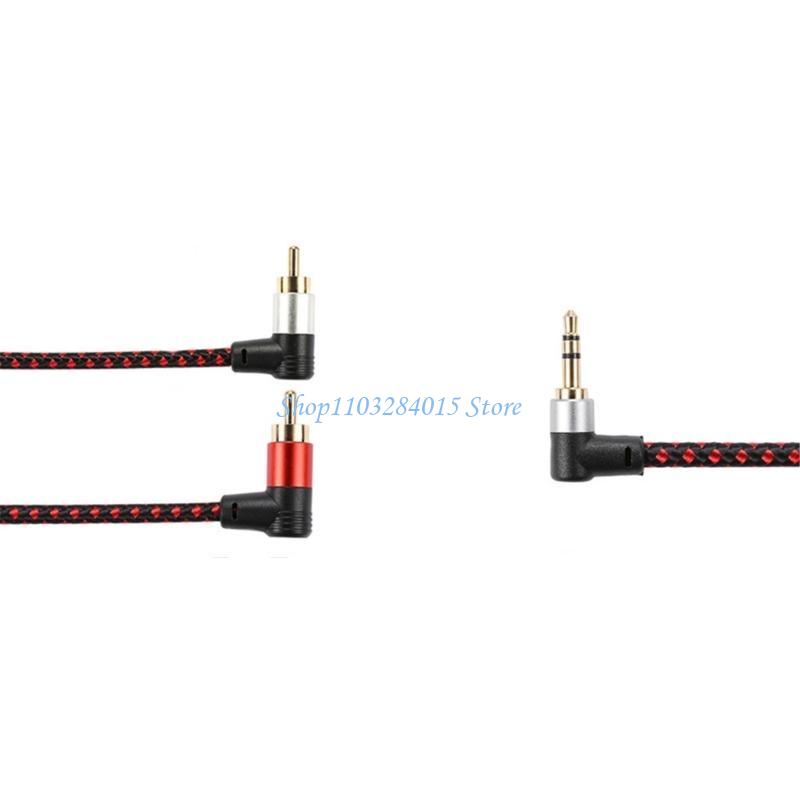 R6FF 90 ° สาย RCA แจ็ค 3.5 มม. - Audio And Music Splitter บทวิจารณ์และราคา