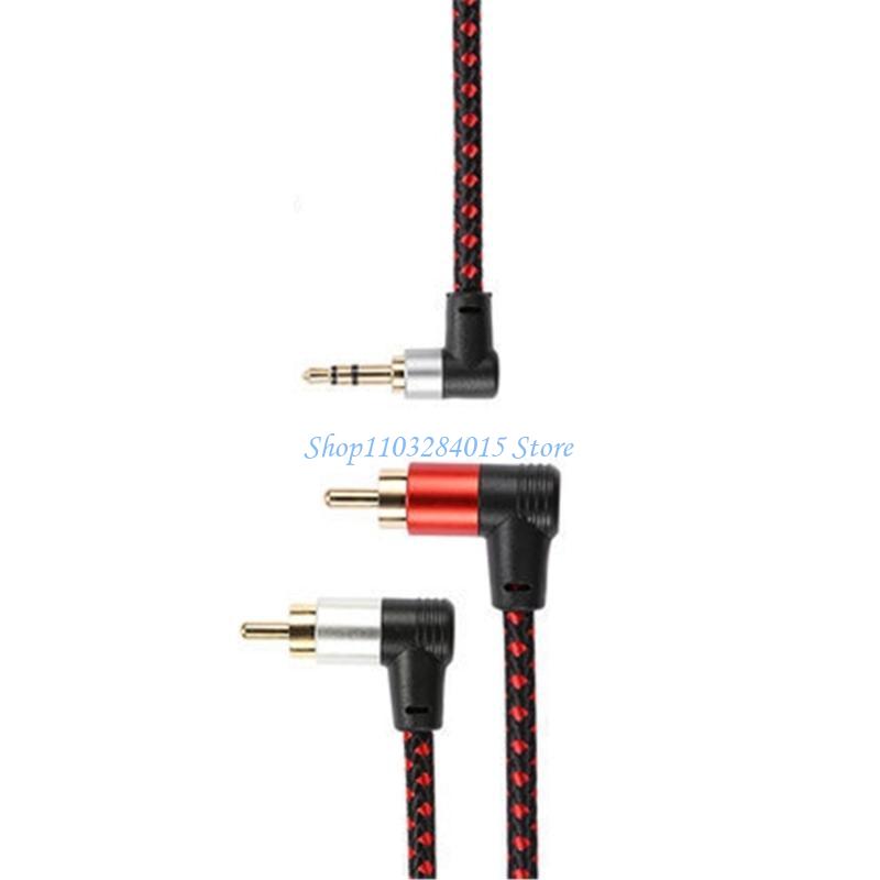 R6FF 90 ° สาย RCA แจ็ค 3.5 มม. - Audio And Music Splitter บทวิจารณ์และราคา