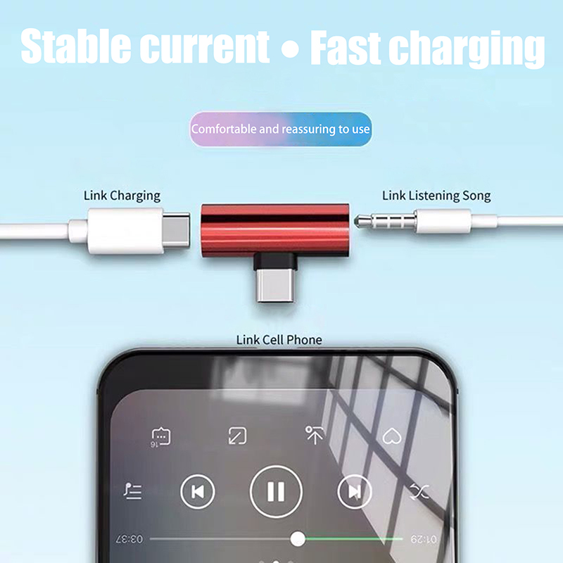 อะแดปเตอร์โลหะสำหรับหูฟัง USB  - Audio And Music Splitter บทวิจารณ์และราคา