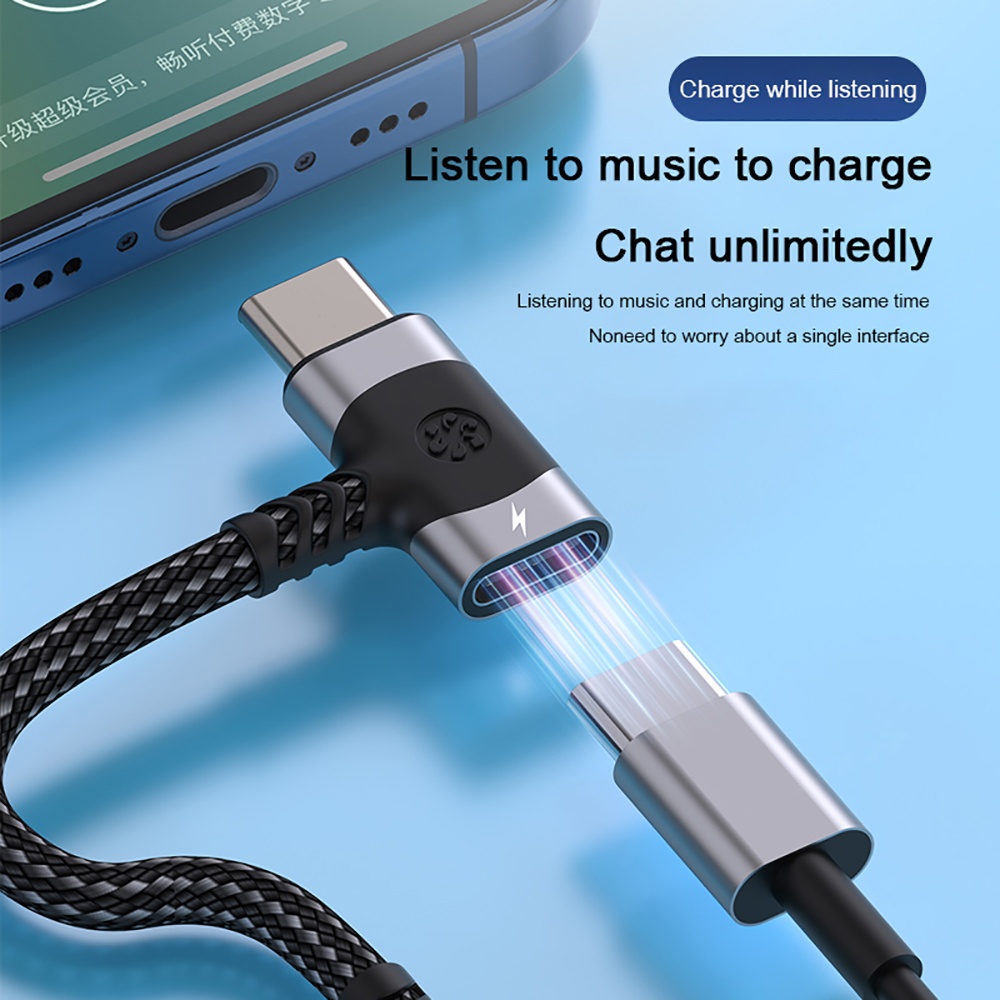 อะแดปเตอร์แยกสัญญาณ 2 in 1 Typ - Audio And Music Splitter บทวิจารณ์และราคา