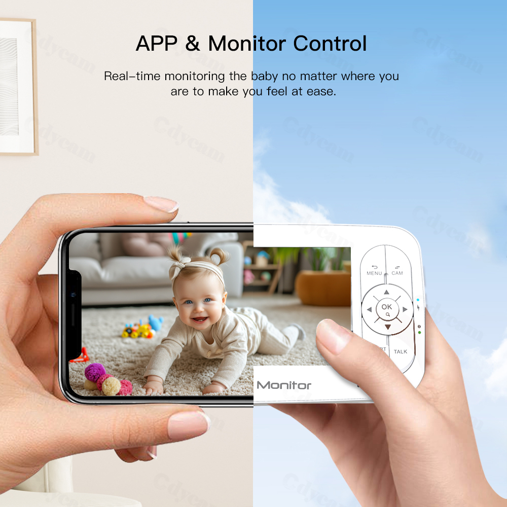 กล้องวงจรปิด WiFi ขนาด 5 นิ้ว  - Audio Detect Music บทวิจารณ์และราคา