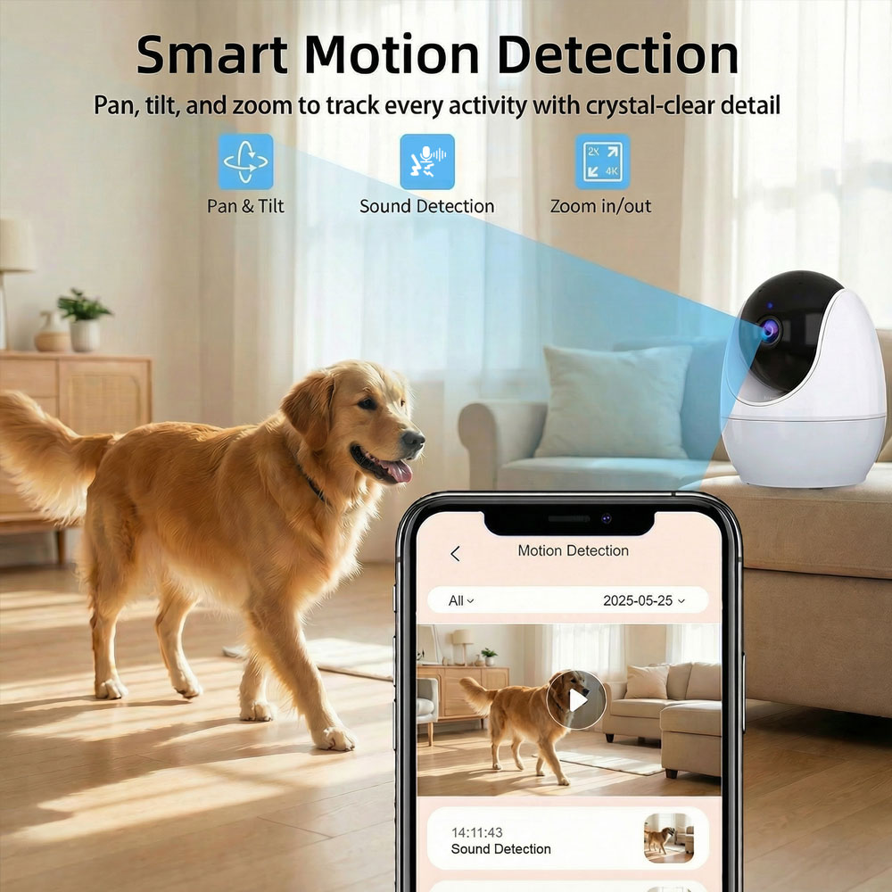 กล้องวงจรปิดสำหรับเด็กอัจฉริยะ - Audio Detect Music บทวิจารณ์และราคา