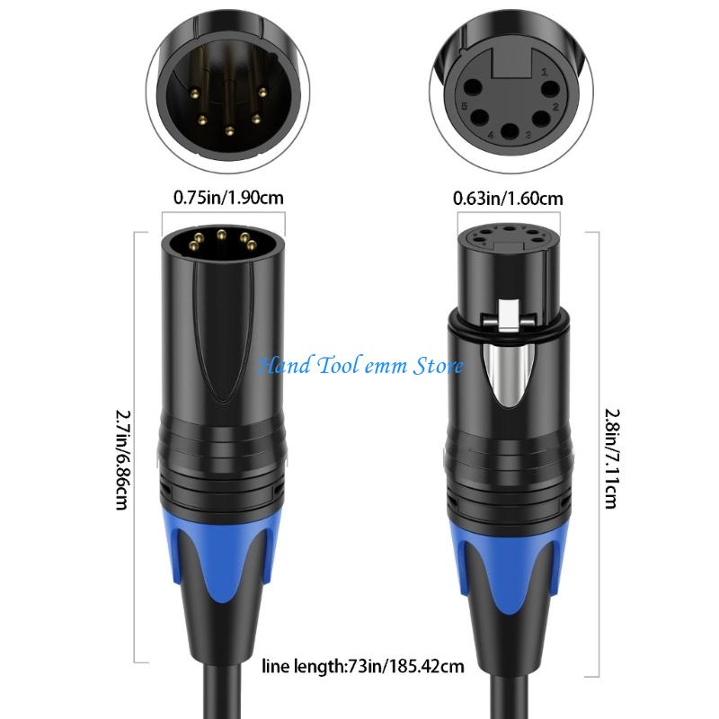 H37F 5Pin สาย XLR Professional - Audio And Music Splitter บทวิจารณ์และราคา