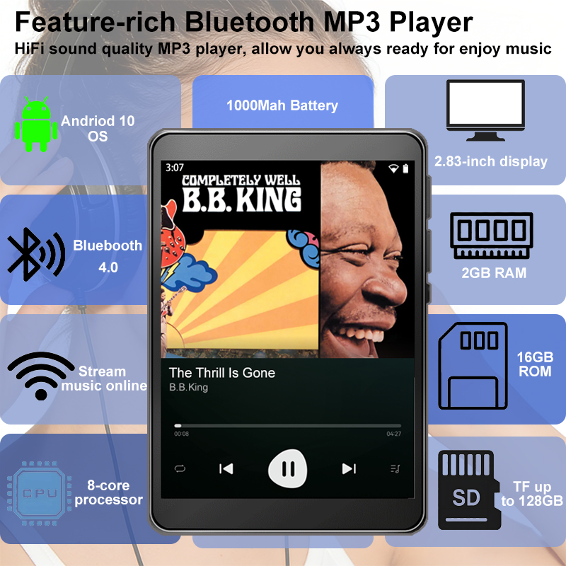 เครื่องเล่น MP3 แบบ WiFi ระบบ  - Audio Music Download Free บทวิจารณ์และราคา